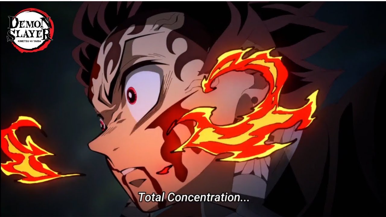 Tanjiro does it again😱 Thunder breathing and Hinokami Kagura | Demon Slayer Kimetsu no Yaiba