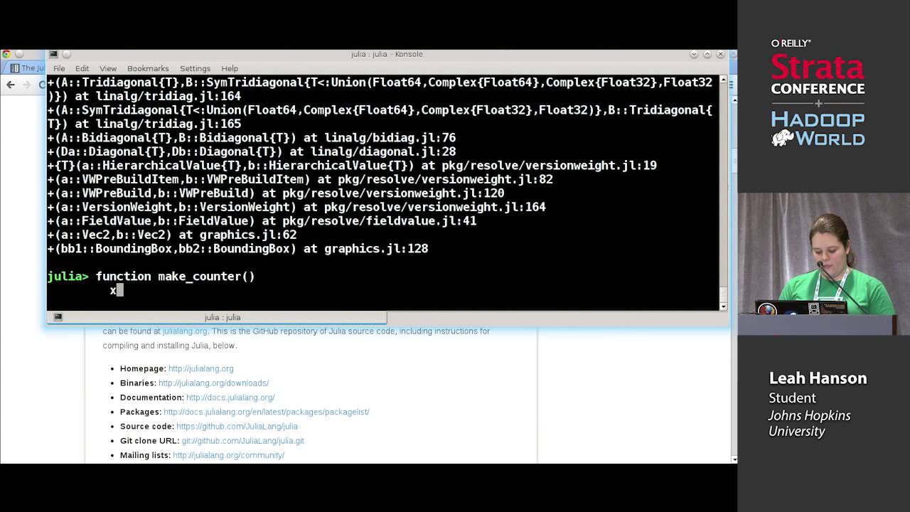 Getting Started with Julia by Leah Hanson (part 1 of 4)