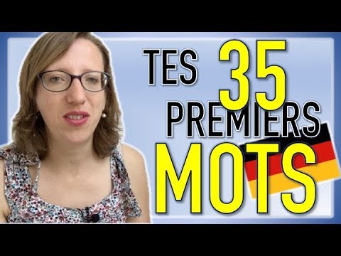 🇩🇪 Les 35 premiers MOTS d'allemand pour les débutants