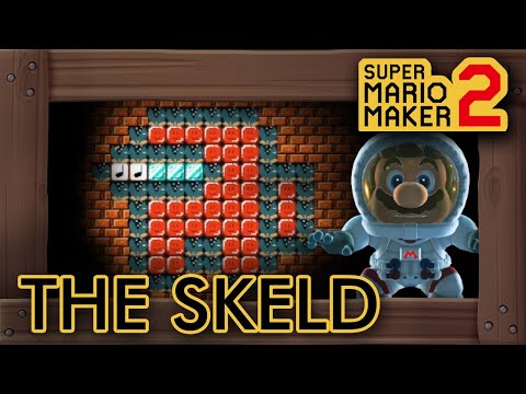 Super Mario Maker 2 - Mario Explores The Skeld (Among Us Level)