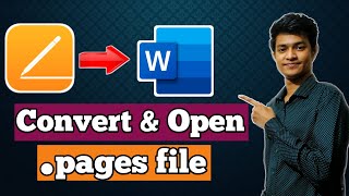 How to Open Apple Page Document in Windows | Convert .pages to .doc file
