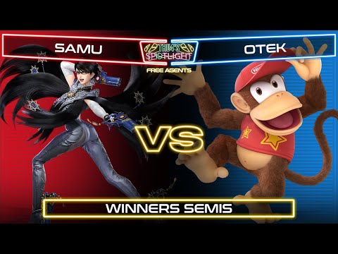 Tru4's Spotlight: Free Agents! Winners Semis - Samu (Bayonetta) vs. otek (Diddy Kong)