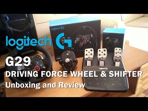 Logitech G29 Driving Force Wheel + Shifter Unboxing and Review (PS4/PS3/PC)