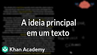 Qual Trecho Apresenta A Informação Principal Desse Texto