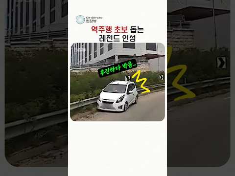 역주행 초보 구출작전 #블랙박스