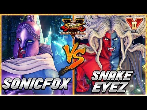 SFV CE 🔥 SONICFOX Gill vs SNAKE EYEZ Gill   FT5 Set 🔥 SF5 -SFV