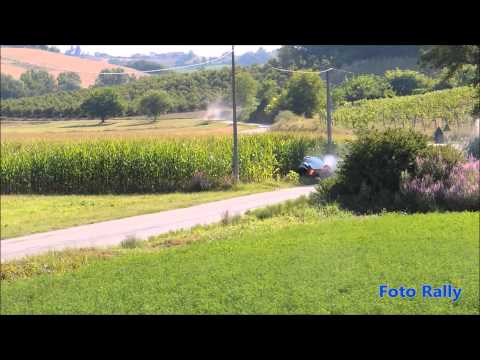 Crash 27°Rally del Tartufo 2015 Di Carlo-Martina Peugeot 208 R2B
