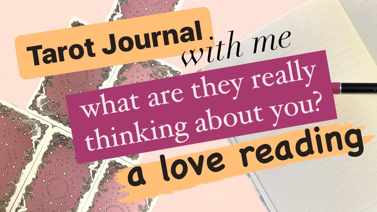 Tarot Journal with me: What are they really thinking about you? A love reading (journal prompt)