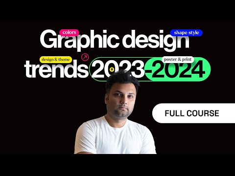 Graphic Design Trends 2023-24 - Interactive Design, Retro Style , Dark Style & Sticker Style
