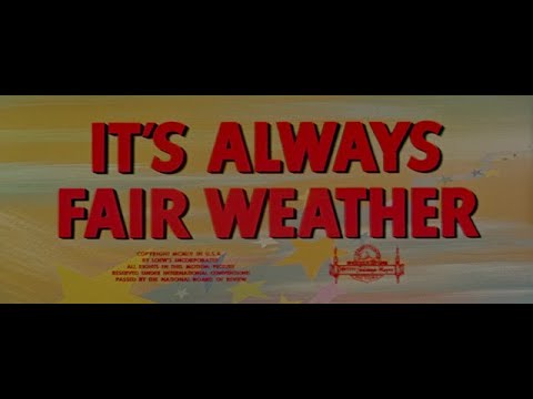 It's Always Fair Weather 1955 title sequence