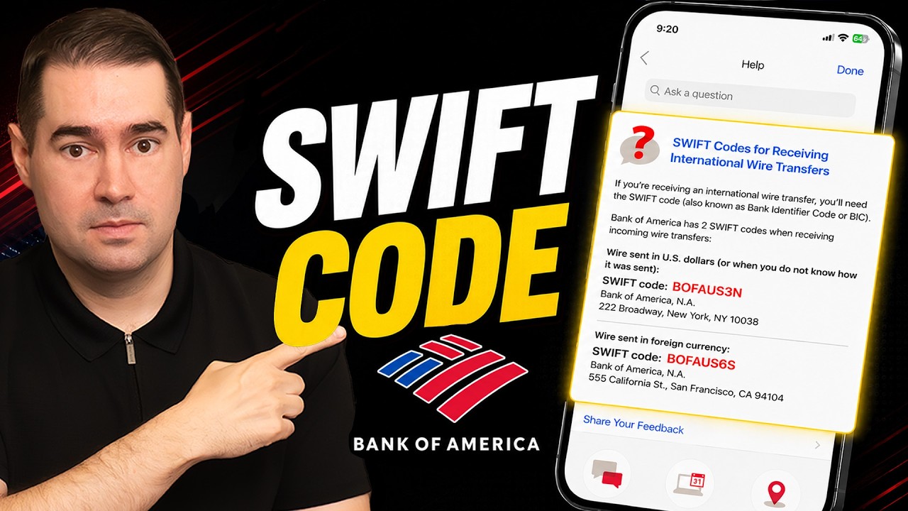 How to Find the SWIFT Code in Bank of America