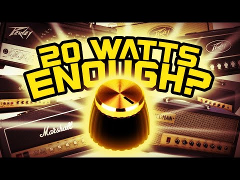 Do 20 Watt amps have enough power to gig with?