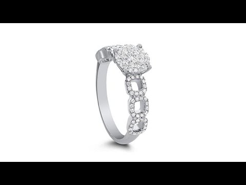 Diamond Couture 14K 0.5ctw Diamond Link Band Ring