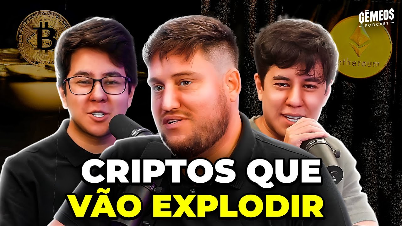 COMO FICAR MILIONÁRIO COM CRIPTOMOEDAS | CAIO VICENTINO | Gêmeos Podcast #89