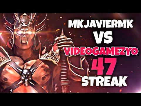 MK11 - CAN MKJavierMK END VIDEOGAMEZYO 47 STREAK WINS in MORTAL KOMBAT 11?