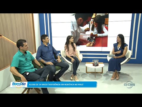 Aluna de 14 anos é referência em Robótica no Piauí 23 03 2023