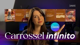 HOW TO MAKE A *CONTINUOUS/INFINITE* CAROUSEL with CANVA - Step by step [2025]