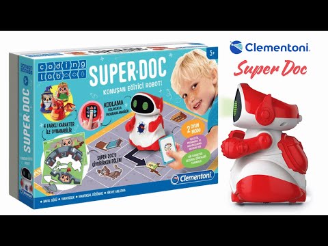 Clementoni Super Doc Konuşan Eğitici Robot ile Kodlama Macerası