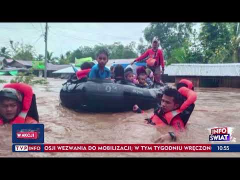 Filipiny. Co najmniej 13 osób zginęło w powodziach i osuwiskach ziemi na południu kraju