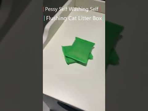 Pessy Multi-Cat Self-Cleaning Self Washing Self Flushing cat litter box