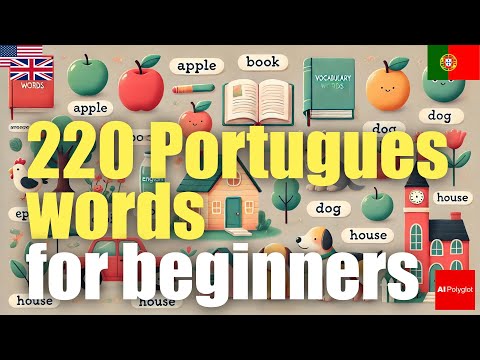 220 Portugues words for beginners | Passive listening | L2Language | with hiragana