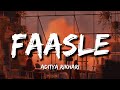 Faasle Lyrics Aditya Rikhari