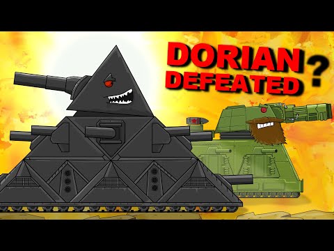 "Is Soviet Dorian defeated?" Cartoons about tanks
