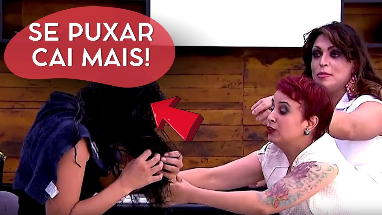 ELA NÃO VAI NO SALÃO NUNCA MAIS! | CÂMERAS ESCONDIDAS