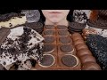 ASMR Oreo Cookies Cream Desserts Milka Oreo Sandwich Bar King Ice Cream Cone Cookie Cheesecake