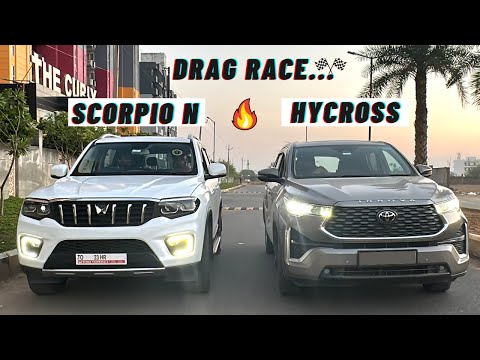 DRAG RACE :: Big Daddy vs New Hycross || SCORPIO N vs INNOVA Hycross