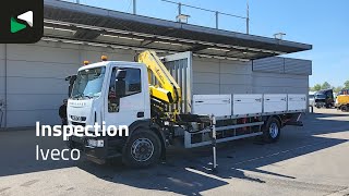 IVECO Eurocargo 180E300 4X2 Hyva V911 3S Crane Kran Telma retarder Lad flatbed truck | Image 4 - Autoline