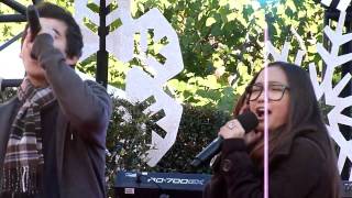 Charice & David Archuleta "Have Yourself A Merry Little Christmas", Sound-Check @ The Grove 11/21/10
