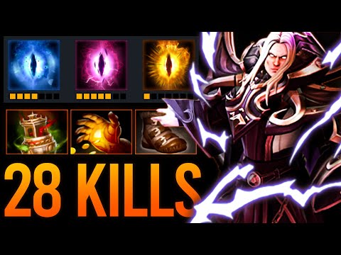 THIS INVOKER GOT 28 KILLS IN A 10K MMR AVERAGE GAME | Dota 2 Invoker