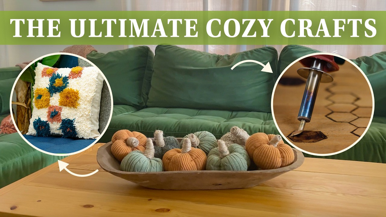 The Ultimate Cozy Crafting Marathon (Easy DIY Projects!) | HGTV Home