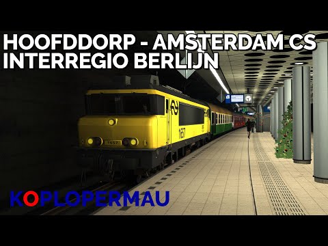 Train Simulator 2023: Interregio naar Berlijn van Hoofddorp naar Amsterdam CS met NS1600!