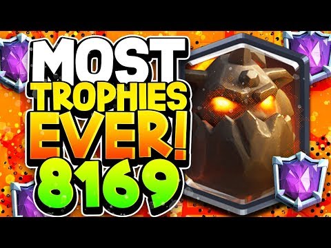 HIGHEST TROPHIES EVER w/ LAVA HOUND 8,169 CUPS!