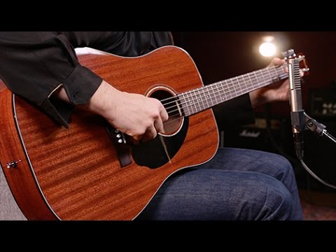 Fender Classic Design Series CD-60S All-Mahogany Dreadnought Acoustic Guitar Demo