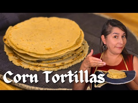 Homemade Corn Tortillas – Corn Tortilla Recipe Easy From Scratch