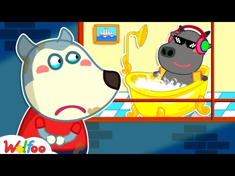 Wolfoo Wants to Be a Rich Kid   No No, Don't Feel Jealous!   Wolfoo Kids Stories  Wolfoo Fan Channel
