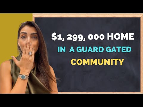 $1,299,000 HOME IN  A GUARD GATED COMMUNITY