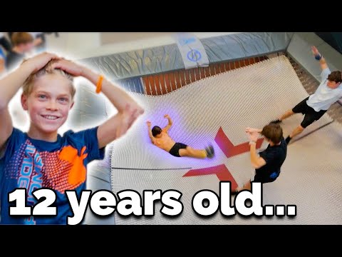 12 Year Old Does Insane Flips