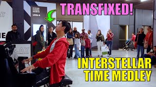 Girl Transfixed When I Play Hans Zimmer Interstellar Time Medley in Public | Cole Lam