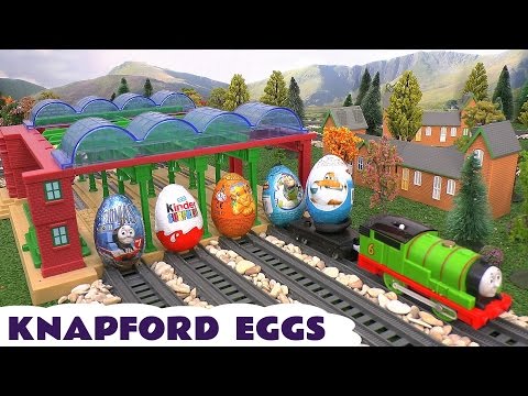 Fun Thomas and Friends Stop Motion Egg Hunt At Knapford Station