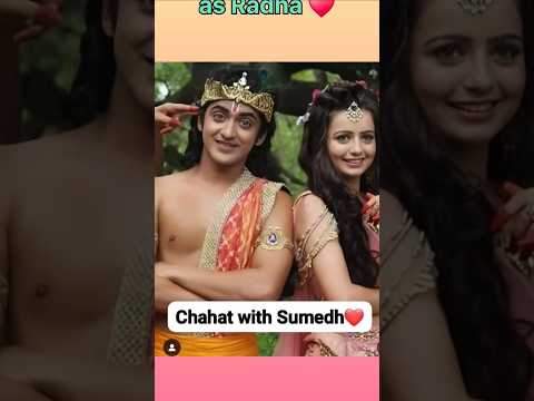 Chahat pandey ♥️ Sumedh mudgalkar #radhakrishna #chahatpandey #biggboss18