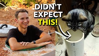 Surprising Discovery in Our Tiny House Plumbing?! | Final Steps of Septic System
