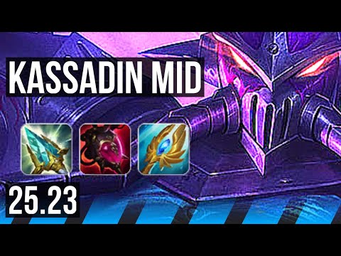 KASSADIN vs YONE (MID) | 13 solo kills, Godlike | EUW Diamond | 25.23