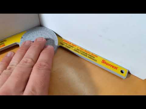 How To Use A Starrett Miter Protractor