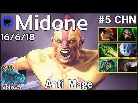 Midone [Secret] plays Anti Mage!!! Dota 2 7.20