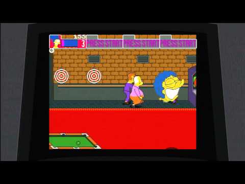CGRundertow THE SIMPSONS ARCADE GAME for Xbox 360 Video Game Review