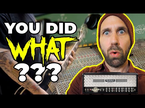 I RECORDED a METAL BAND in a big studio! LIVE!